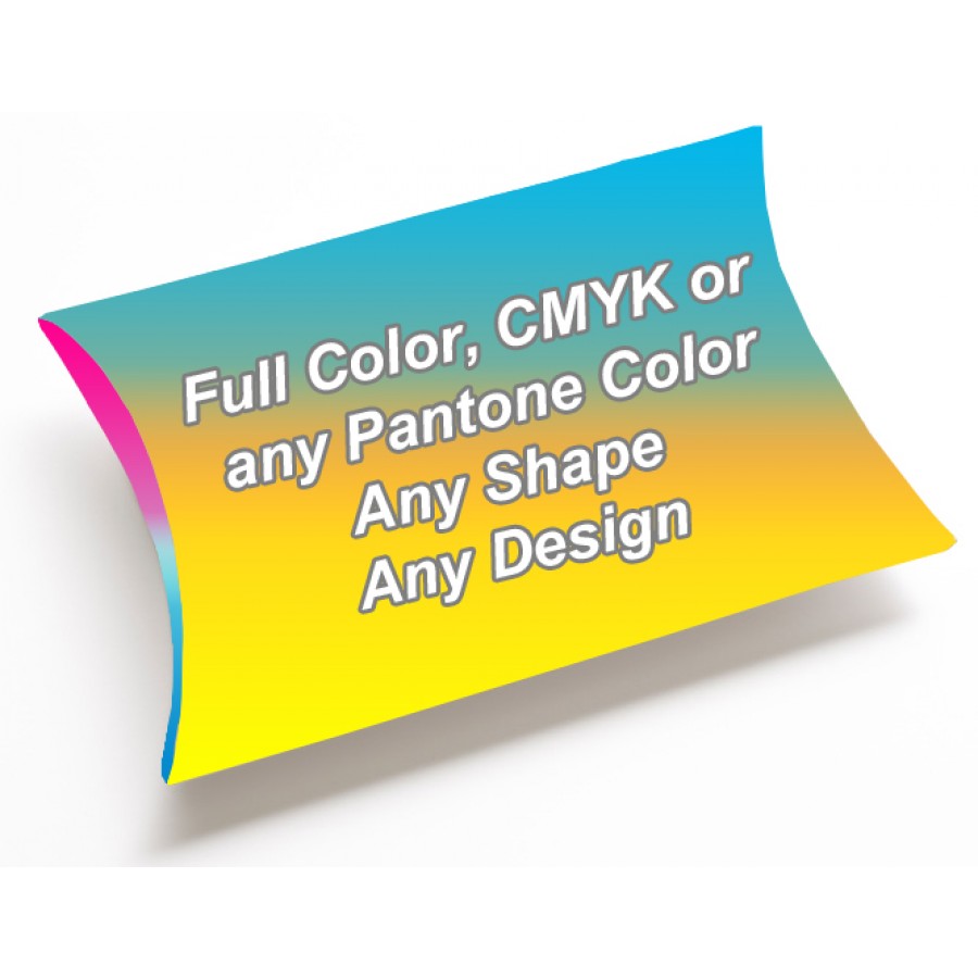 Full Color - Pillow Style Packaging Boxes