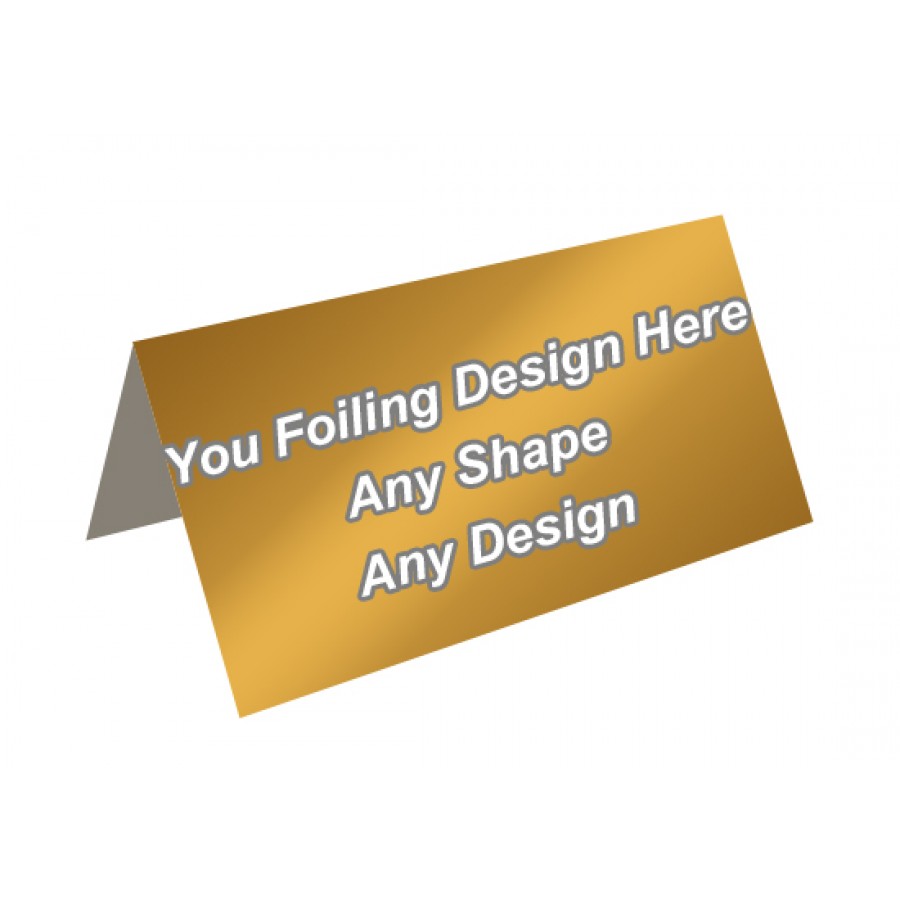 Golden Foiling - Header Card Packaging