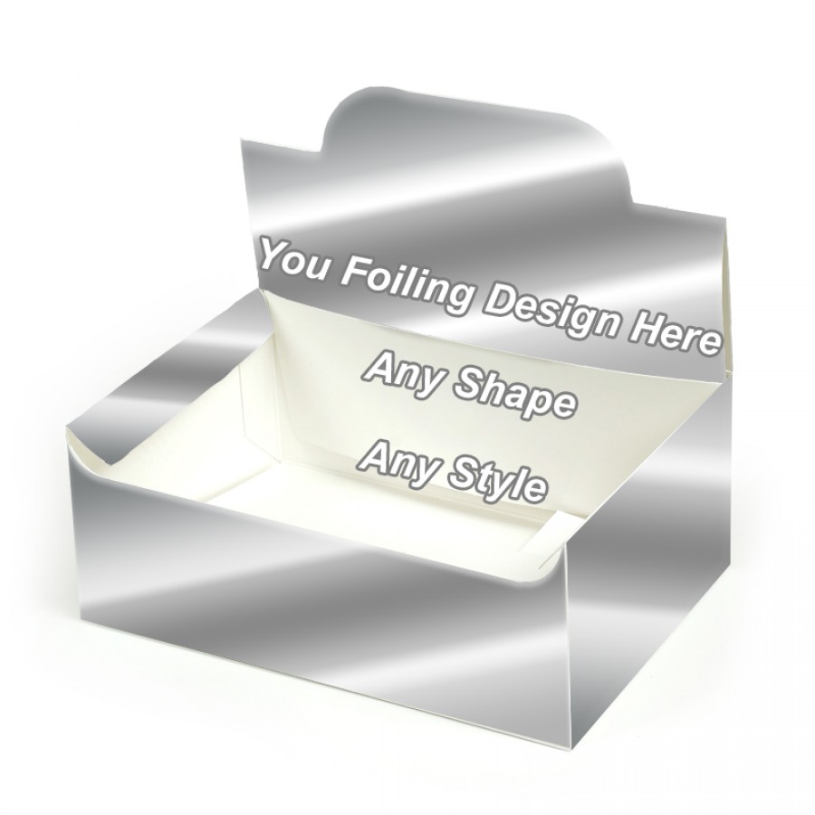 Silver Foiling - Auto Bottom Display Lid Boxes