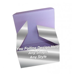 Silver Foiling - Reverse Tuck End Tea Boxes