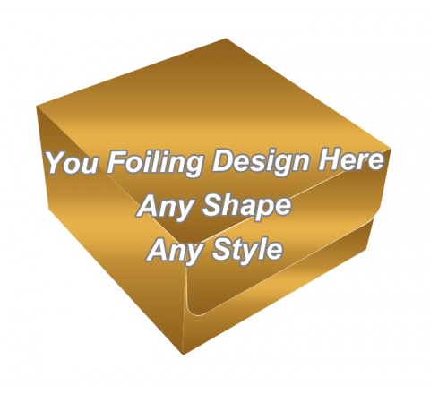 Golden Foiling - Tuck End Auto Bottom Cupcake Box