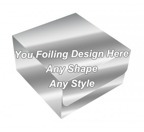 Silver Foiling - Tuck End Auto Bottom Cupcake Box 